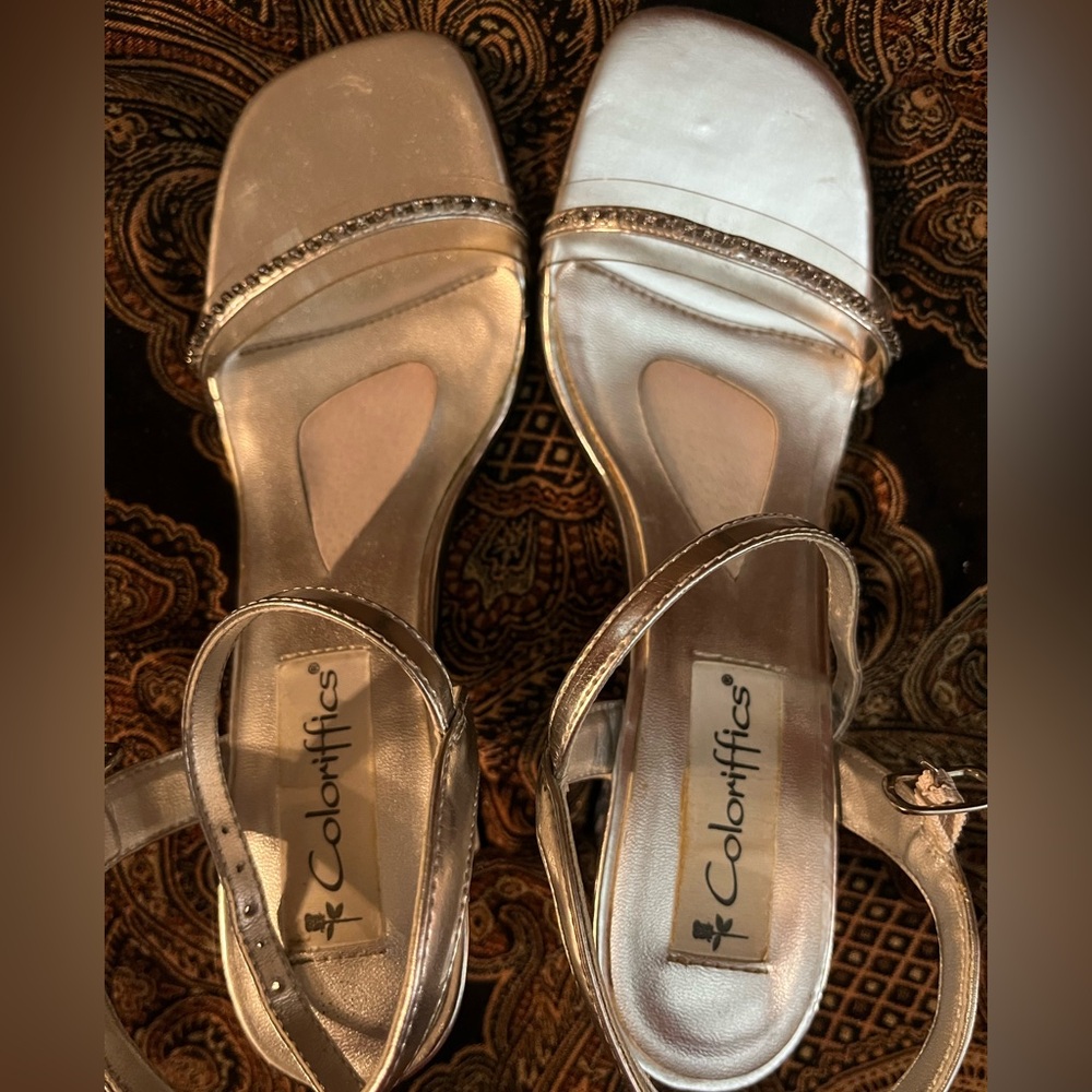 Colorifics wedding bridesmaid showed size 6.5